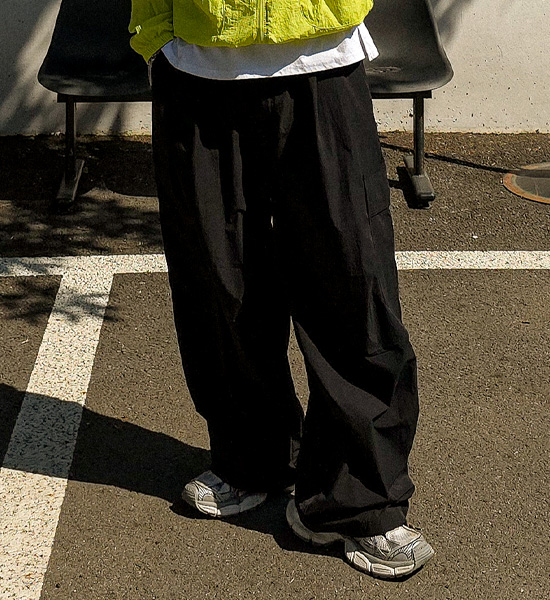 (L-4XL)<br>오파니 wide fit cargo-banding pants 3002