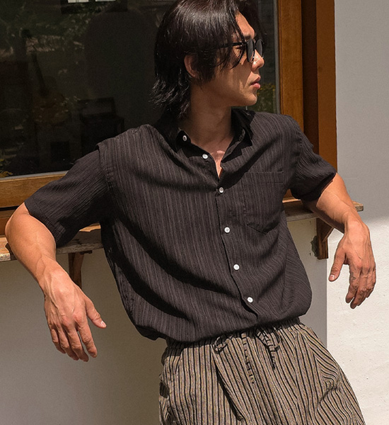 (L-5XL)<BR>실리아나 short-sleeved shirt