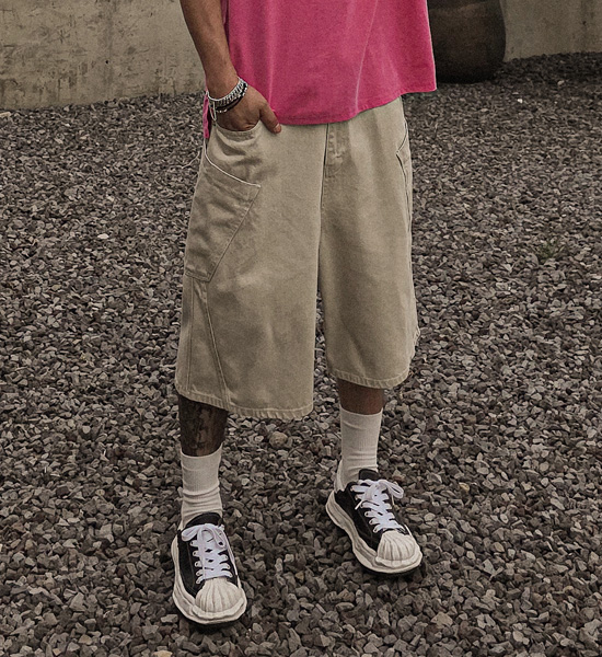 (S-5XL)<BR>그라소 Bermuda Shorts D584