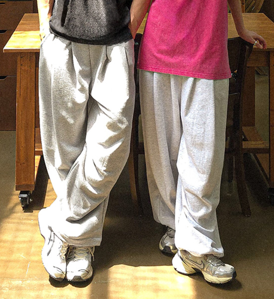 그로드노 wide fit banding pants