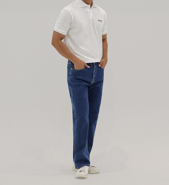 시노코사 short-sleeved collar T-shirt