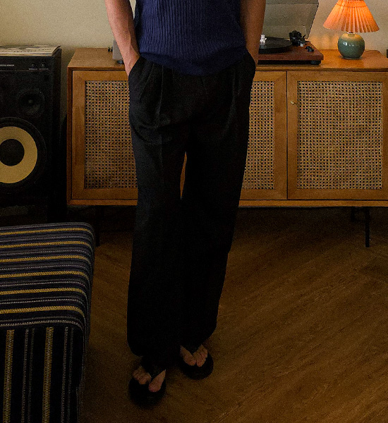 (S-4XL)<br>킨락 Semi-wide fit Slacks 694