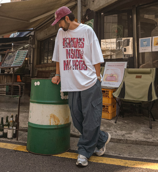 (XL-5XL)<BR>루오스토 Semi-wide fit 카고밴딩밴츠