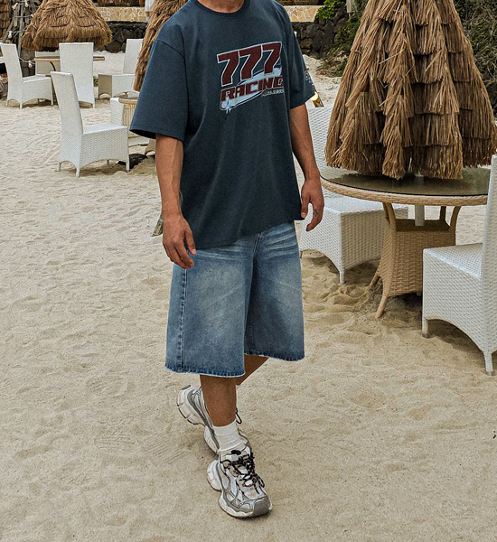 (XL-6XL)<BR>마옹 pigment Short T shirts 777