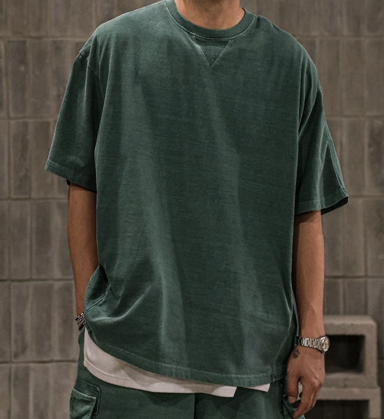 (XL-6XL)<BR>킹가로이 pigment Short T shirts