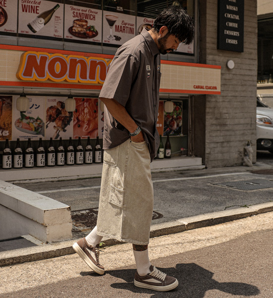 카르발라 linen short-sleeved shirt