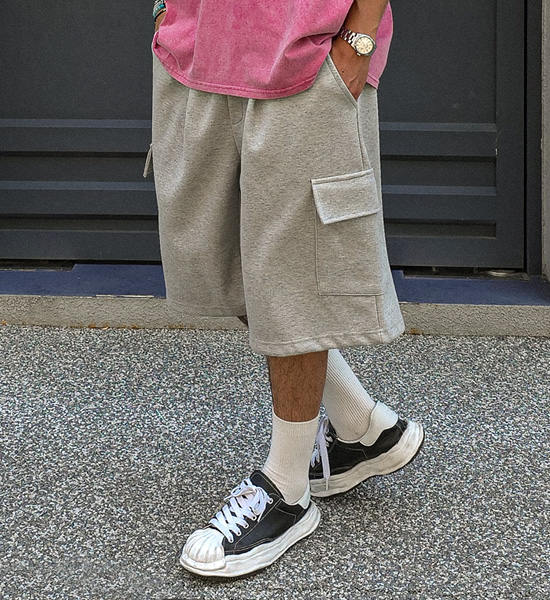 (XL-5XL)<br>포르카모 cargo banding shorts