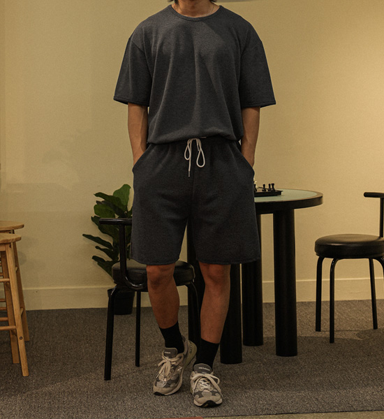 (L-5XL)<br>브루피 엠보반팔티