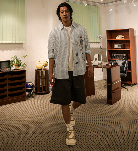 가타론 Striped shirt