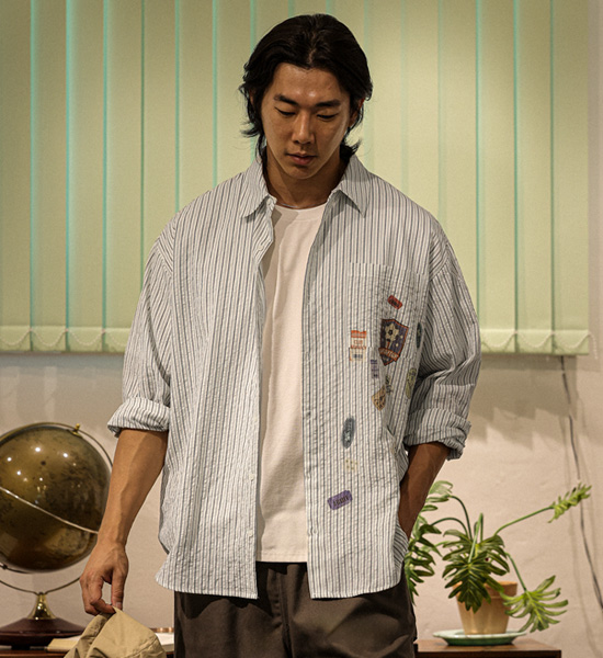 가타론 Striped shirt