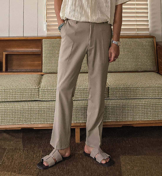 (M-6XL)<br>부카밀 standard fit Banding Slacks 163