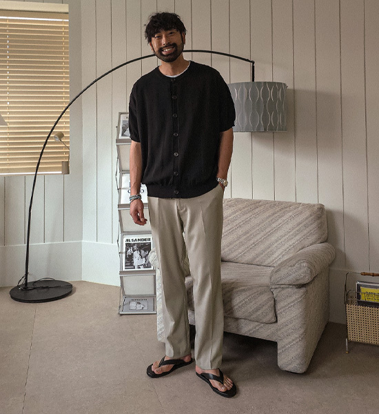 (M-6XL)<br>부카밀 standard fit Banding Slacks 163