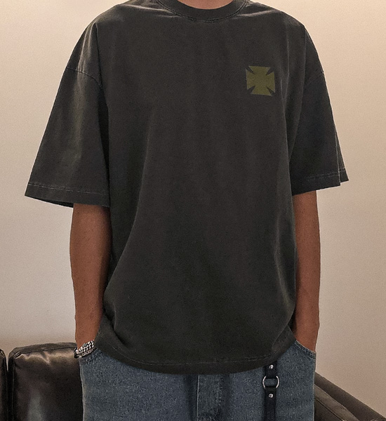 (XL-4XL)<BR>무르나우 pigment Short T shirts