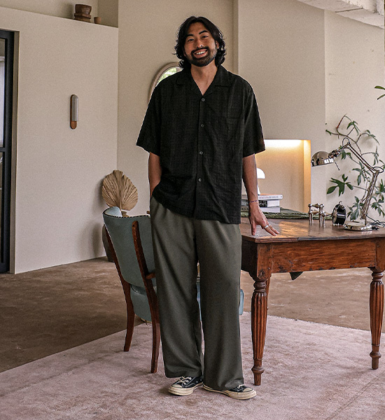 <font color="#fd6241">★오까네데이★</font><br>(L-6XL)<br>포엘러 Waffle banding pants(standard fit/wide fit)