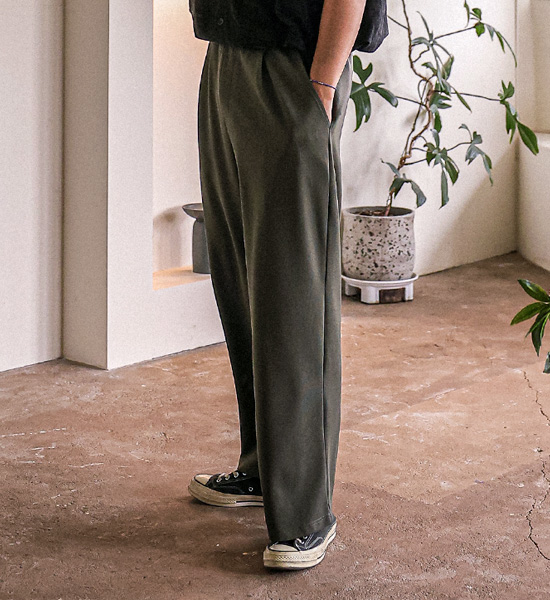 <font color="#fd6241">★오까네데이★</font><br>(L-6XL)<br>포엘러 Waffle banding pants(standard fit/wide fit)