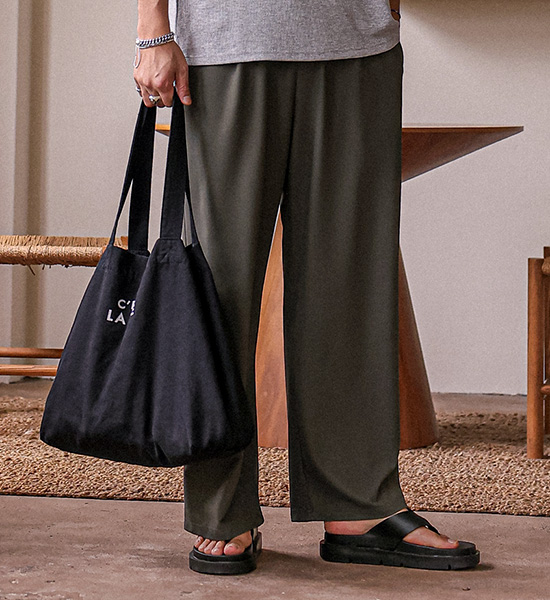 <font color="#fd6241">★오까네데이★</font><br>(L-6XL)<br>포엘러 Waffle banding pants(standard fit/wide fit)