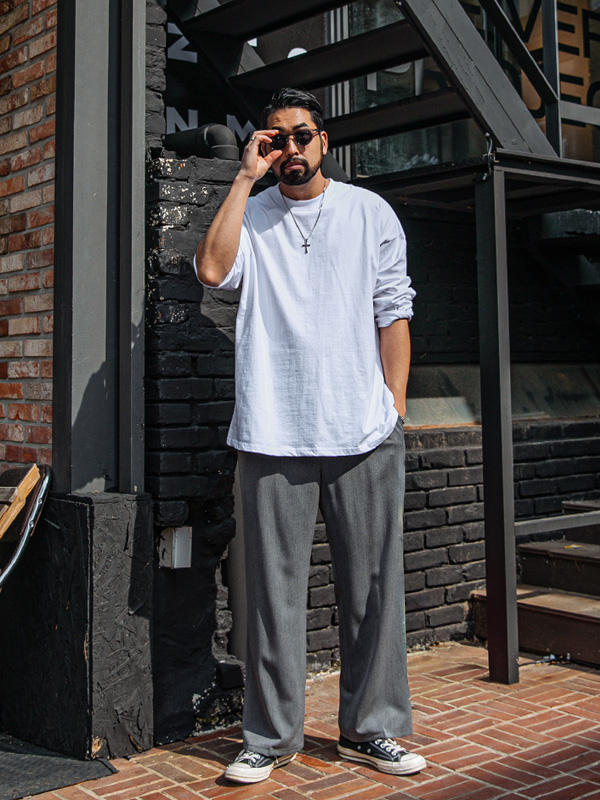 (3XL-6XL)<br>미슬로 16수 a long-sleeved t-shirt