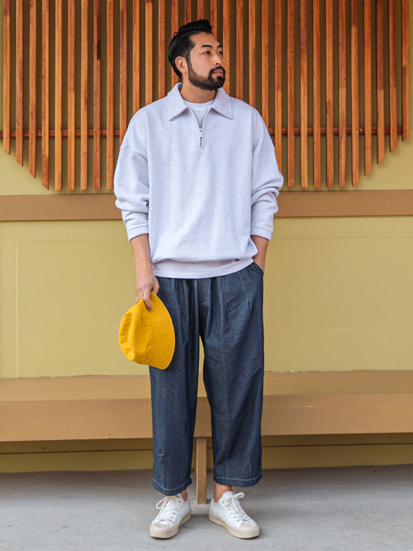 (XL-6XL)<br>비트링 half zip-up collar sweatshirt