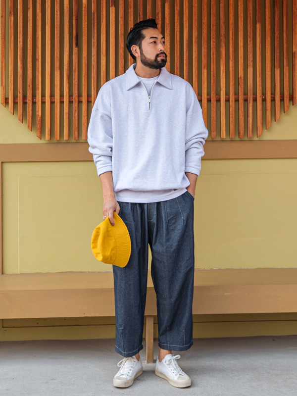 (L-5XL)<BR>더스턴 Balloon Banding non-wash denim pants <br><font color="#098a09"><B>Select length (Basic,Long+10cm)</B></font>