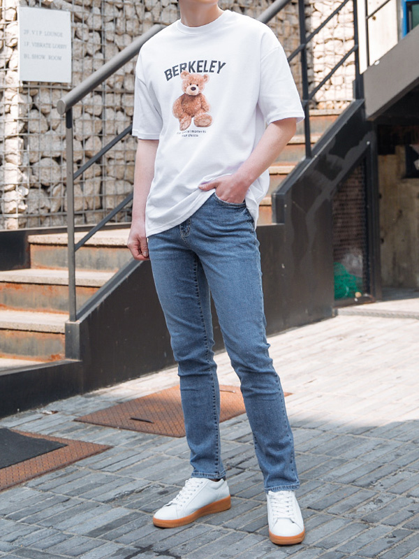 (M-6XL)<br>버클리베어 Short T shirts