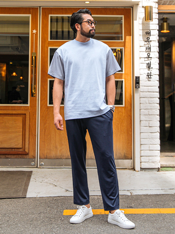 (S-6XL)<br>코슈트 banding pants<br><font color="#224f20"><B>*Select length (Basic,Long+8cm)</B></font><BR><B><FONT COLOR="#ff4800">[Additional discount]</FONT></B>