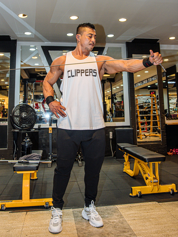 (L-5XL)<br>클리퍼스 Modal 헬스나시<br><font color="#072c81"><B>[ W.DNA ]</B></font>