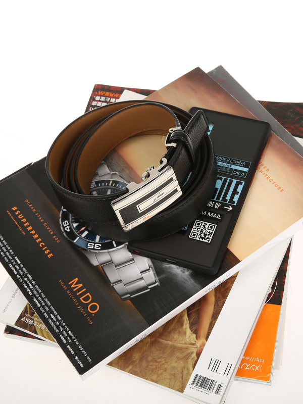 (Wearable up to 62 inches)<BR>툴라 래터링자수 automatic belt