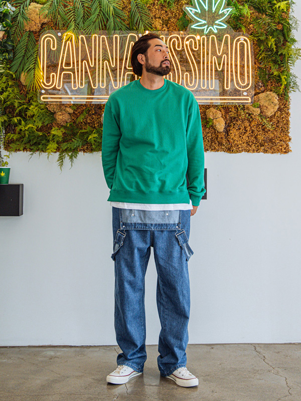 (XL~4XL)<br>루이디 layered slit man-to-man T