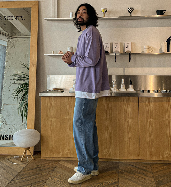 (L-6XL)<br>린멋  a long-sleeved t-shirt