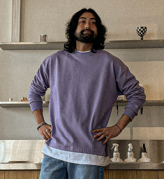(L-6XL)<br>린멋  a long-sleeved t-shirt