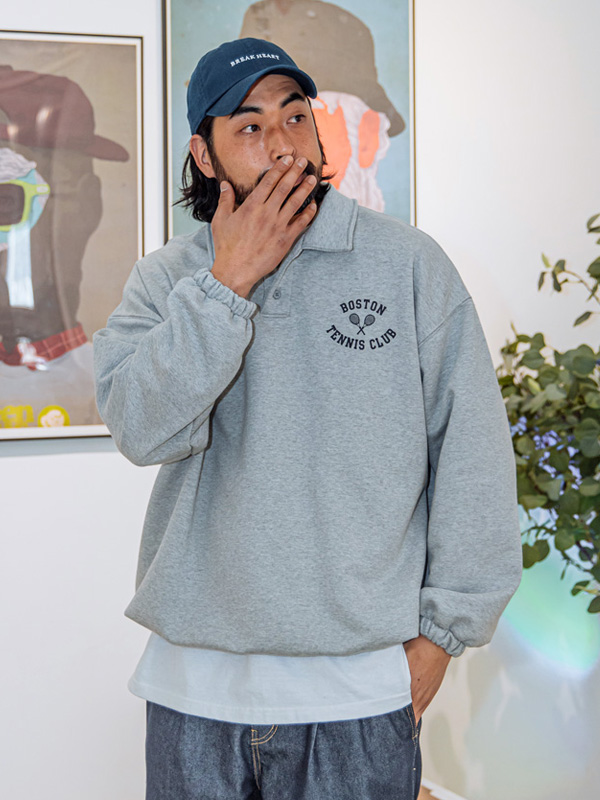 (XL-6XL)<br>코캇 collar sweatshirt