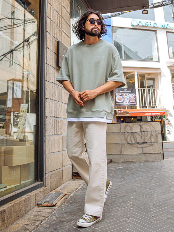 (XL-6XL)<br>푼타카 layered Short T shirts