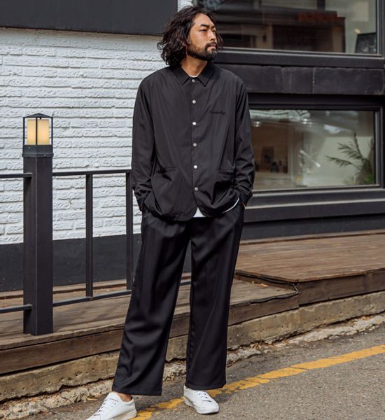 (L-5XL)<BR>카루소 Wide banding pants <br><font color="#098a09"><B>Select length (Basic,Long+10cm)</B></font>