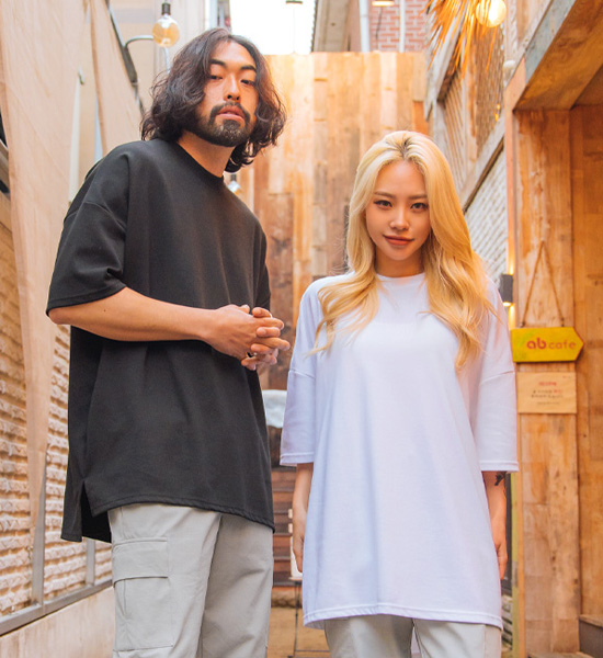 (XL-6XL)<br>피블스반팔티