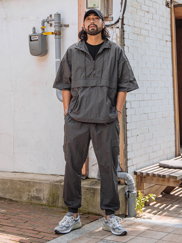 (M-6XL)<BR>나토마 cargo-banding 조거팬츠<br><font color="#072c81"><B>【 W.DNA 】</B></font>