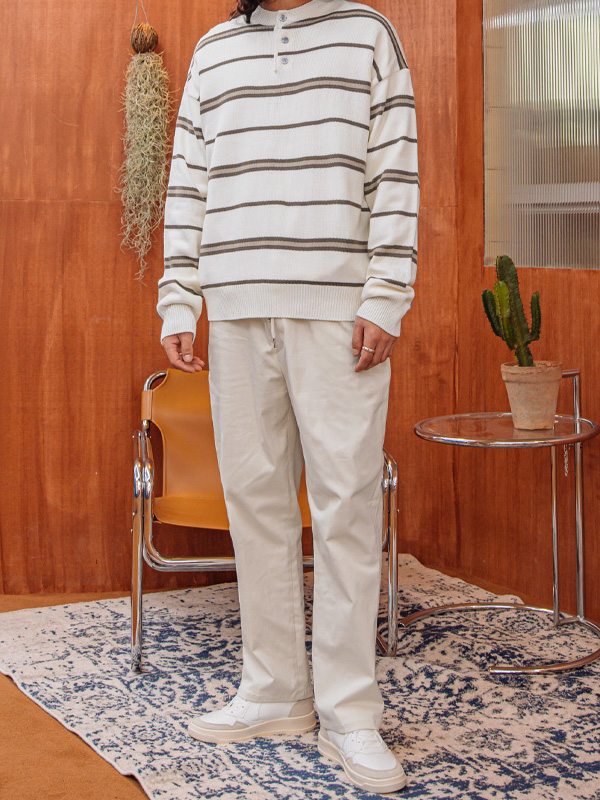 (S-2XL)<br>테이큰 banding pants <br><font color="#098a09"><B>Select length (Basic,Long+10cm)</B></font>