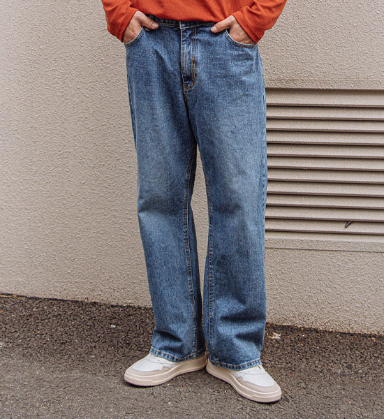 (S-5XL)<BR>위드너스 denim pants 3302<br><font color="#098a09"><B>Select length (Basic,Long+8cm)</B></font>