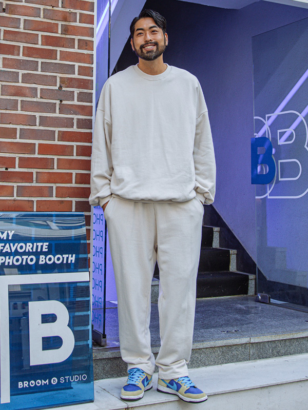(XL-4XL)<BR>란비더 Balloon sweatshirt+버포드 Training Pants