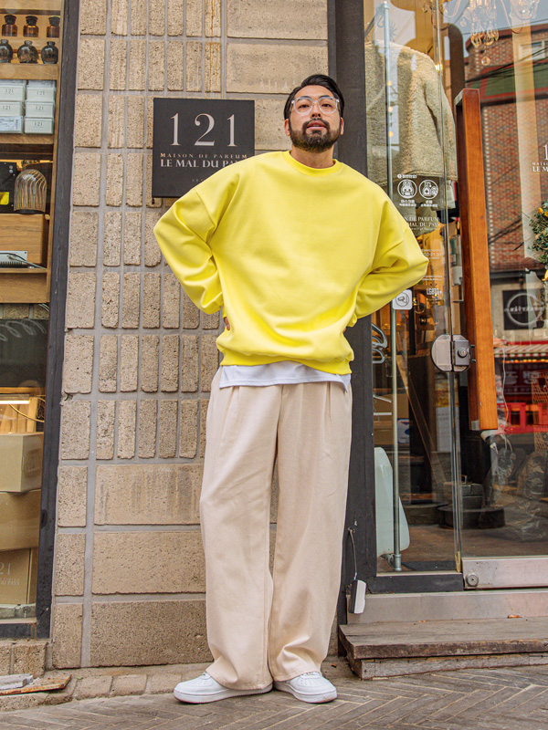 (XL-6XL)<br>슈크너 man-to-man T