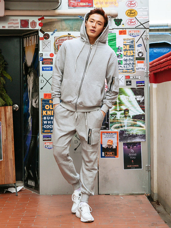 (M-4XL)<BR>누구나 Hoodies zip up