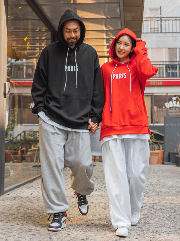 (XL-4XL)<br>엑바오 layered Hoodie