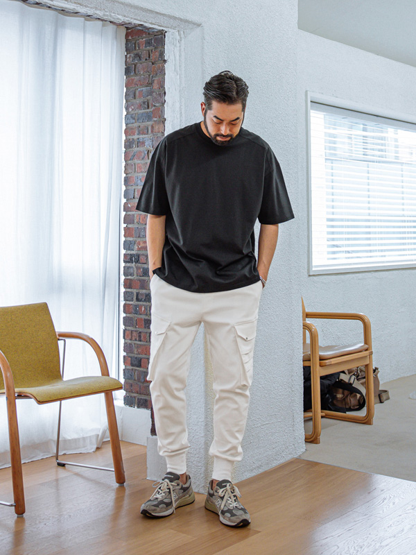 (L-5XL)<br>라버두 Short T shirts <br><font color="#098a09"><B>Select length (Basic,Long+6cm)</B></font>