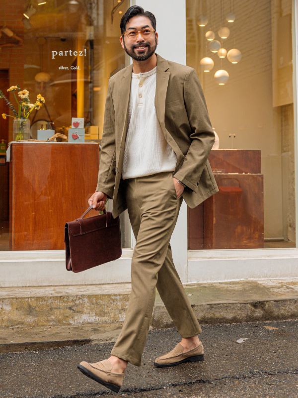 (M-5XL)<BR>나즈닌 Back banding slacks