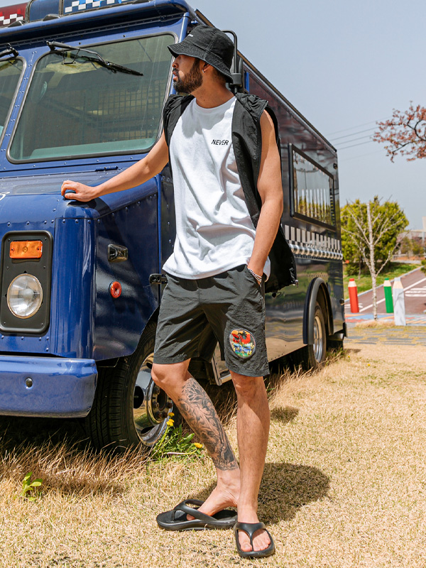 (L-5XL)<BR>조프리 Beach Shorts