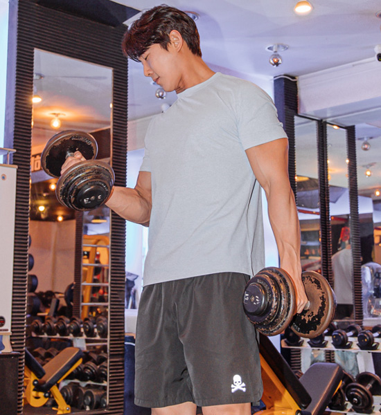 (M-6XL)<br>보카린 Short T shirts<br><B><font color="#072c81">[ W.DNA ]</font><br><font color="#098a09">Select length (Basic,Long+6cm)</font></B>