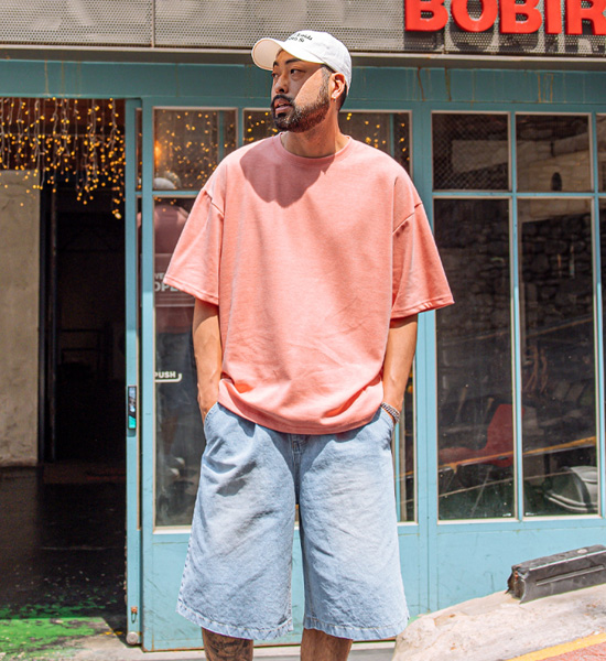 (XL-6XL)<br>알리어 Short T shirts<br><font color="#fb5ec9"><B>[1+1]</B></font>