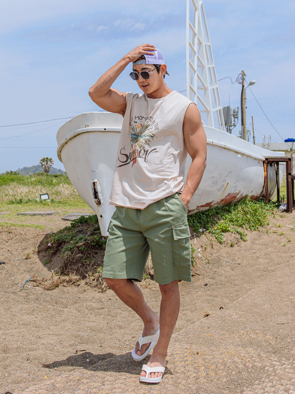 (L~5XL)<br>벤토타 Sleeveless shirts