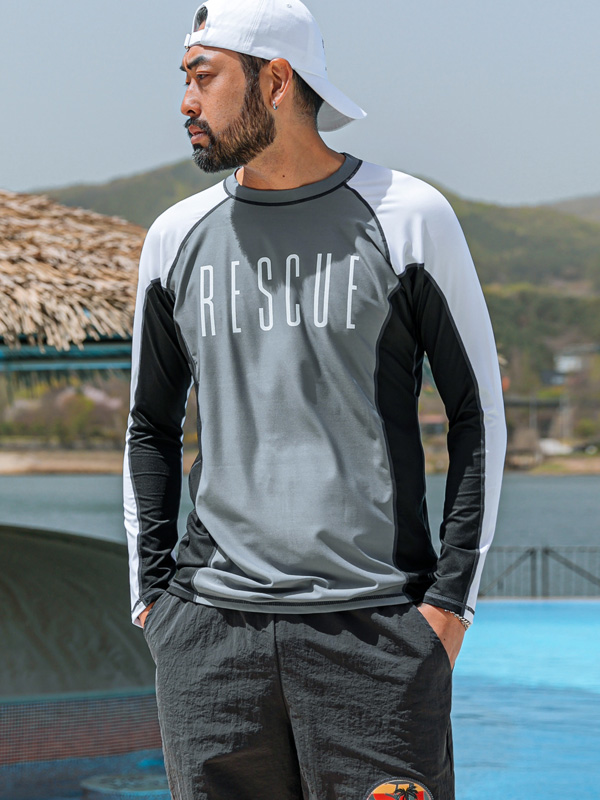 (M~3XL)<br>레스큐 rashguard