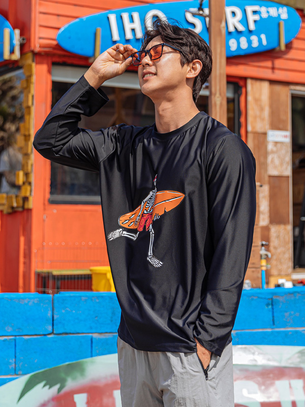 (XL-6XL)<br>서핑스컬 Creora rashguard