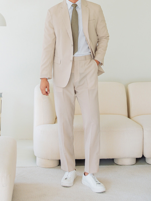 (M-5XL)<BR>나즈닌 Back banding slacks
